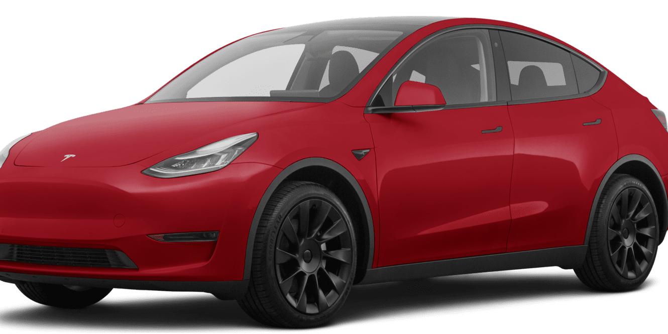 TESLA MODEL Y 2021 5YJYGAEE1MF195087 image